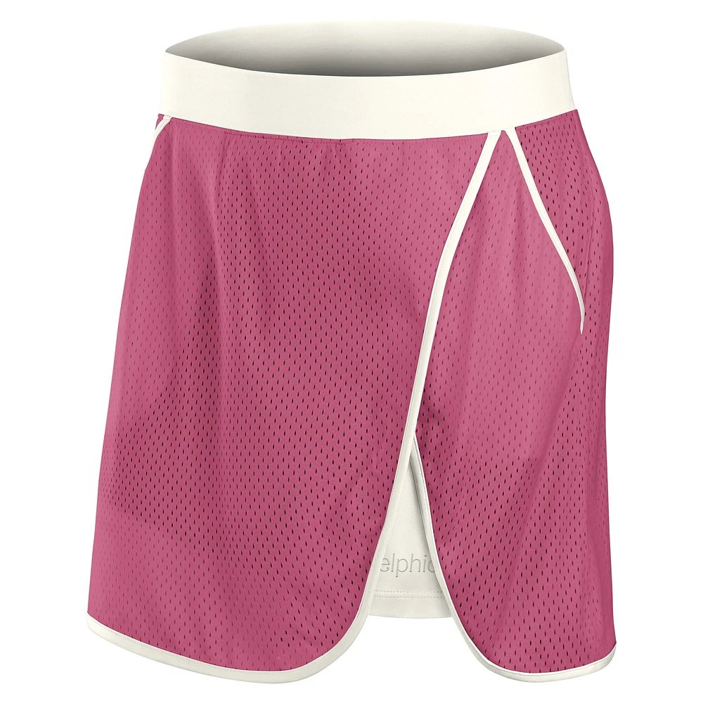 Jupe-short de bien-être Studio Fanatics rose pour femme des Philadelphia Phillies