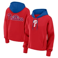 Sweat à capuche surdimensionné rouge Philadelphia Phillies Legacy Favorite Spectator pour femmes Fanatics