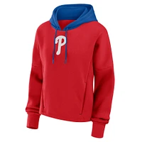 Sweat à capuche surdimensionné rouge Philadelphia Phillies Legacy Favorite Spectator pour femmes Fanatics
