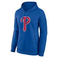 Sweat à capuche avec logo Fanatics Royal Philadelphia Phillies pour femmes