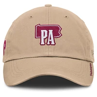 Casquette ajustable Fanatics Tan pour femme de la collection Cooperstown des Philadelphia Phillies