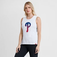 Women's Fanatics White Philadelphia Phillies Activate Slub Tank Top