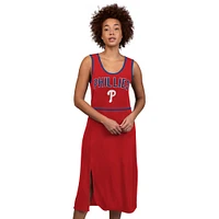 Women's G-III 4Her by Carl Banks Red Philadelphia Phillies Center Field Maxi Dress