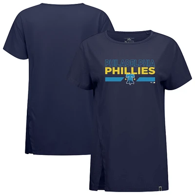 Women's Levelwear  Navy Philadelphia Phillies City Connect Influx No Hitter T-Shirt