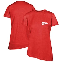 T-shirt rouge pour femme Birch Rafters des Philadelphia Phillies de Levelwear