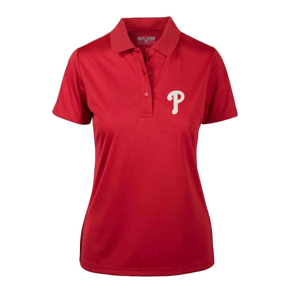 Lids Philadelphia Phillies Solid V-Neck T-Shirt - Red/Royal