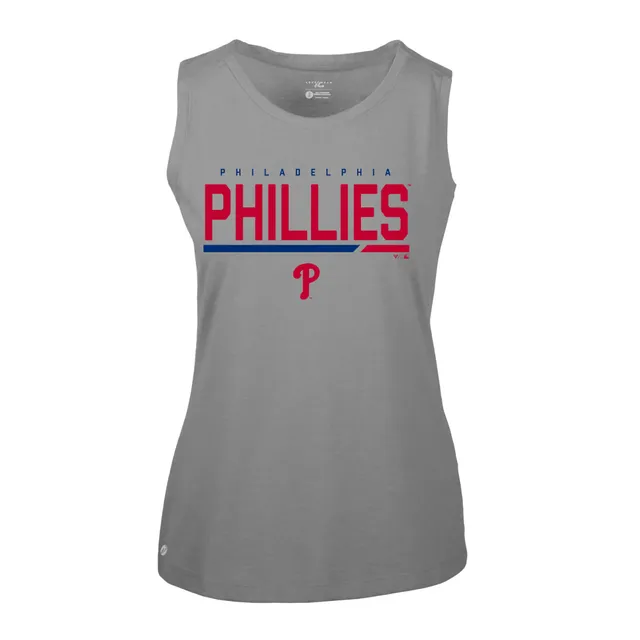 Lids Boston Red Sox Levelwear Women's Macy Muscle Tank Top - Steel