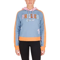 Women's New Era Light Blue Philadelphia Phillies Fashion Color Pop Pullover Hoodie