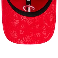 Casquette ajustable 9TWENTY à motif floral ton sur ton des Philadelphia Phillies de New Era pour femme