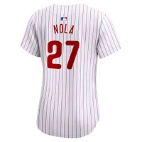 Maillot de joueur Nike Aaron Nola pour femme, blanc, Philadelphia Phillies Home Limited Player