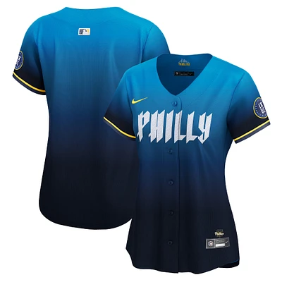 Maillot Nike bleu Philadelphia Phillies 2024 City Connect Limited pour femme