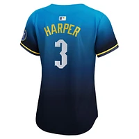 Women's Nike Bryce Harper Blue Philadelphia Phillies City Connect Limited Player Jersey