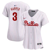 Maillot de joueur Nike Bryce Harper pour femme, blanc, Philadelphia Phillies Home Limited Player