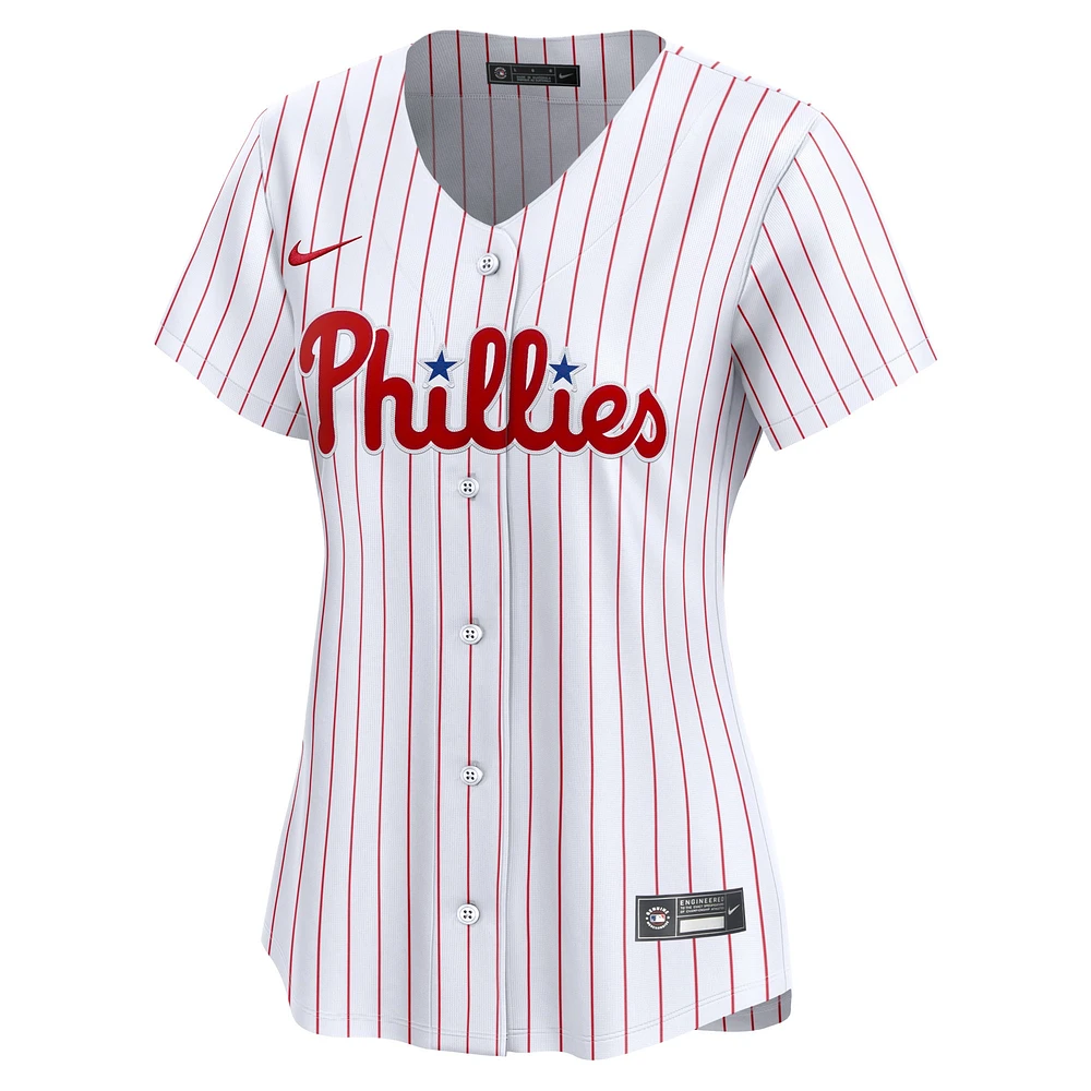 Maillot de joueur Nike Bryce Harper pour femme, blanc, Philadelphia Phillies Home Limited Player