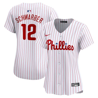Women's Nike Kyle Schwarber White Philadelphia Phillies Home Limited Jersey