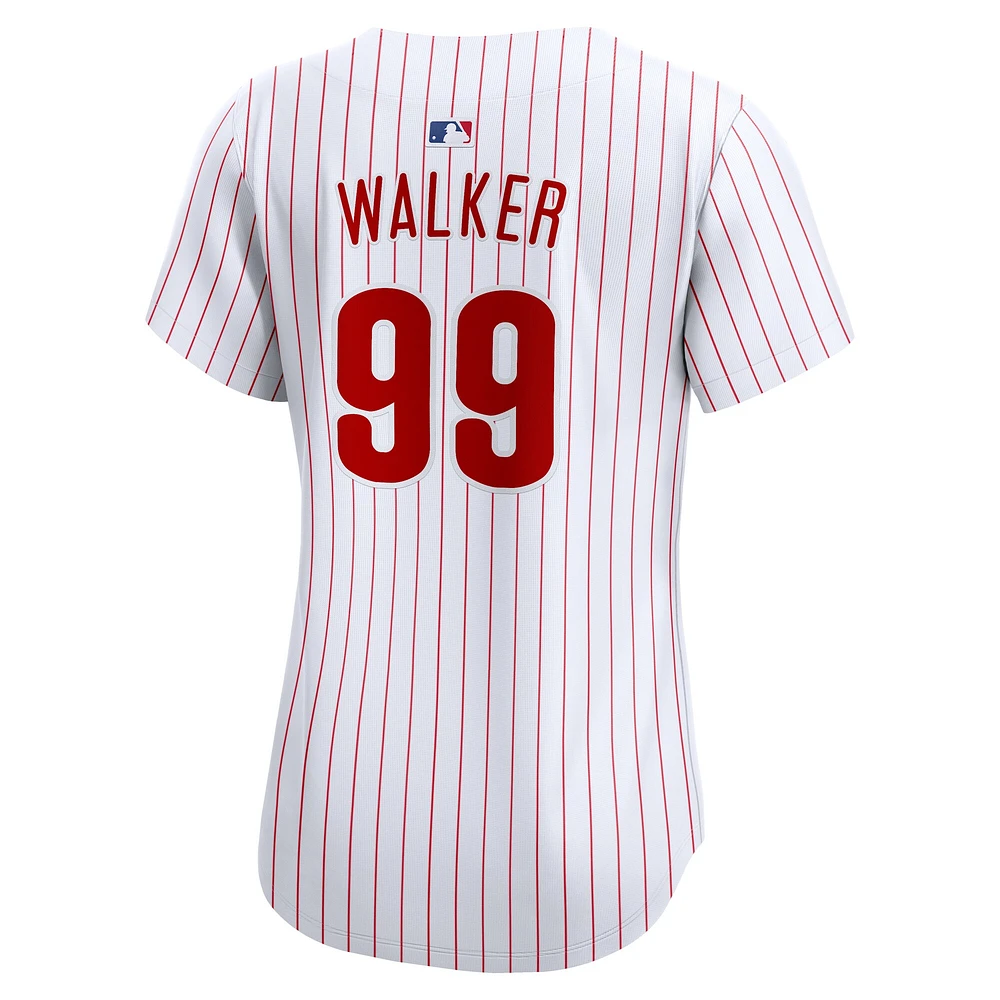 Maillot Nike Taijuan Walker blanc domicile des Phillies de Philadelphie pour femme (édition limitée)