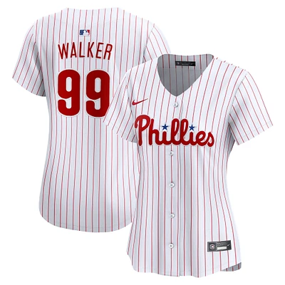 Maillot Nike Taijuan Walker blanc domicile des Phillies de Philadelphie pour femme (édition limitée)