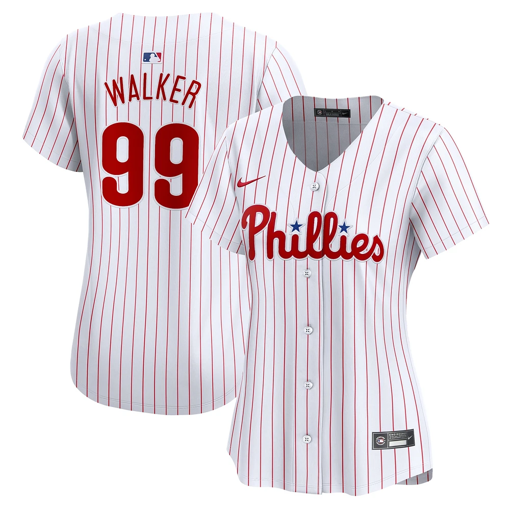 Maillot de joueur Nike Taijuan Walker pour femme, blanc, Philadelphia Phillies Home Limited Player