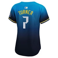 Women's Nike Trea Turner Navy Philadelphia Phillies City Connect Limited Player Jersey