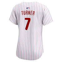 Women's Nike Trea Turner White Philadelphia Phillies Home Limited Jersey