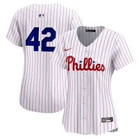 Maillot Nike blanc pour femme des Phillies de Philadelphie 2024 Jackie Robinson Day Home Limited