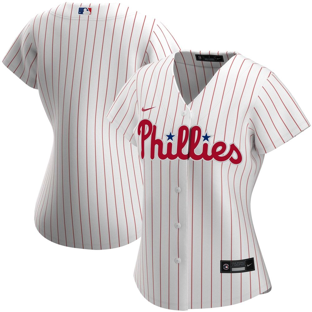 Women's Nike White Philadelphia Phillies Home Replica Team - Jersey