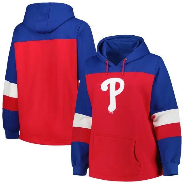 Women's Soft as a Grape Heather Red Philadelphia Phillies Plus