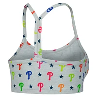 Women's Terez Gray Philadelphia Phillies TLC Rainbow Bra