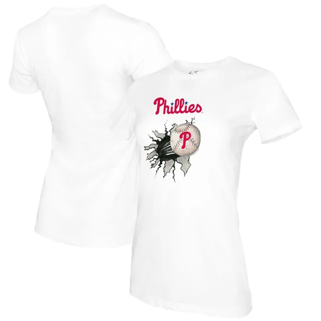 Lids Philadelphia Phillies Tiny Turnip Women's Baseball Love T-Shirt - Red