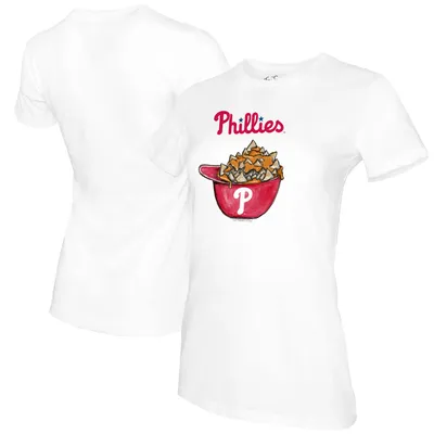 Texas Rangers Tiny Turnip Youth Sundae Helmet T-Shirt - White