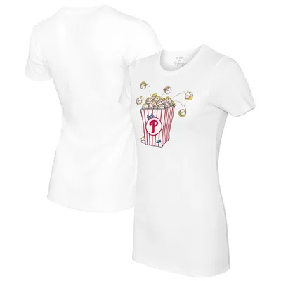 Lids Philadelphia Phillies Tiny Turnip Women's Stacked T-Shirt - White