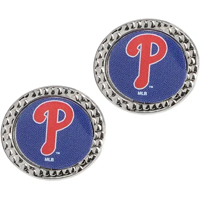 Boucles d'oreilles rondes WinCraft Phillies de Philadelphie pour femme