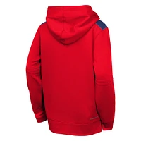 Sweat à capuche Nike rouge Philadelphia Phillies Authentic Collection Performance pour jeunes