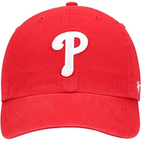 Casquette ajustable avec logo de l'équipe des Phillies de Philadelphie '47 rouge pour jeune