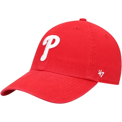 Casquette ajustable avec logo de l'équipe des Phillies de Philadelphie '47 rouge pour jeune