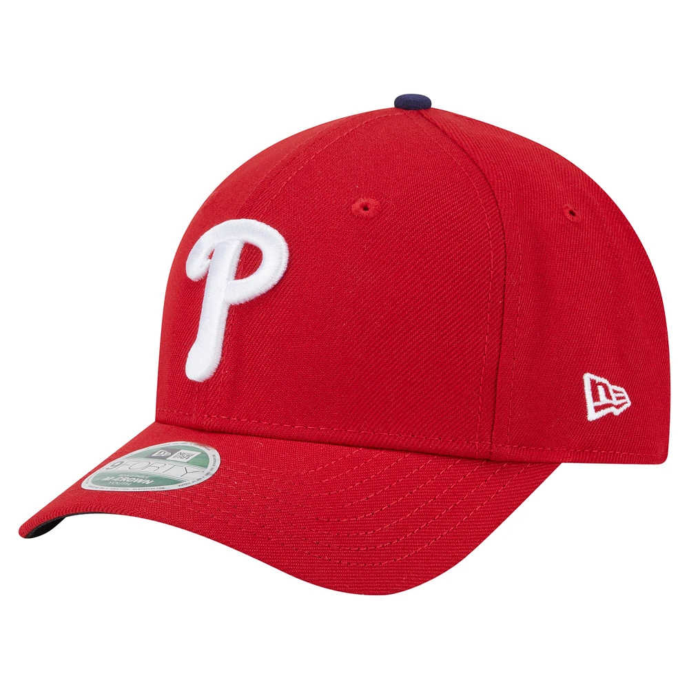 Casquette ajustable 9FORTY pour jeune joueur des Philadelphia Phillies de New Era rouge