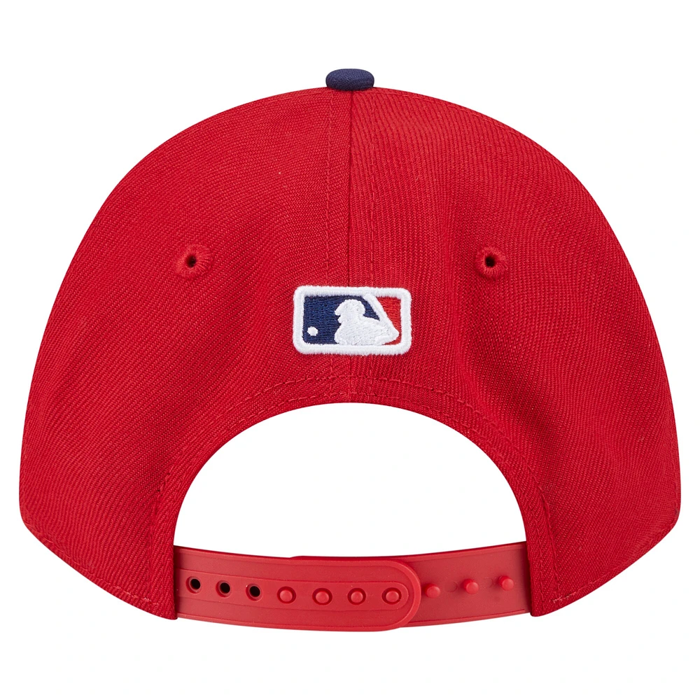 Casquette ajustable 9FORTY pour jeune joueur des Philadelphia Phillies de New Era rouge