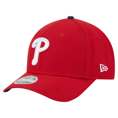 Casquette ajustable 9FORTY pour jeune joueur des Philadelphia Phillies de New Era rouge