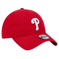 Casquette réglable 9TWENTY rouge pour jeunes des Phillies de Philadelphie