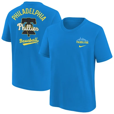Youth Nike  Blue Philadelphia Phillies City Connect T-Shirt