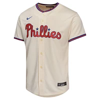 Maillot de joueur alternatif limité Nike Bryce Harper pour jeunes des Phillies Philadelphie, crème