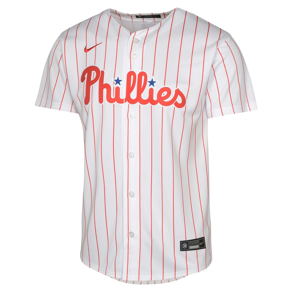 Youth Nike J.T. Realmuto White Philadelphia Phillies Home Limited Jersey