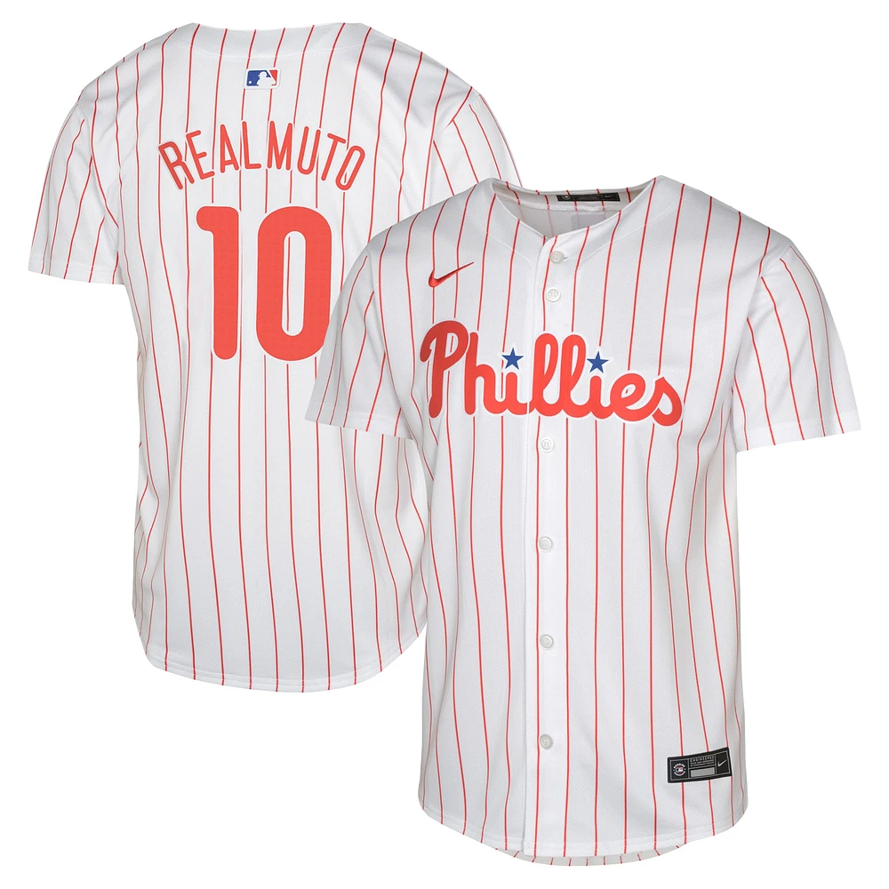 Nike J.T. pour jeunes Maillot Realmuto blanc Philadelphia Phillies Home Limited