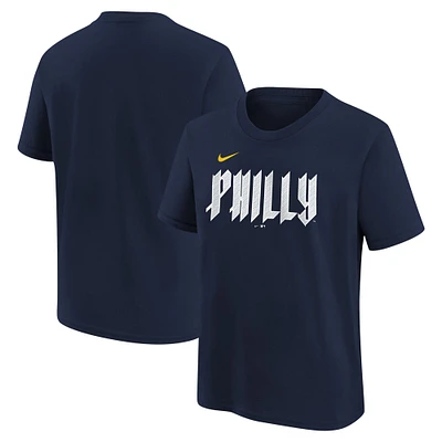 Youth Nike Navy Philadelphia Phillies City Connect T-Shirt