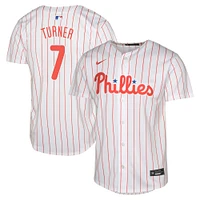 Youth Nike Trea Turner White Philadelphia Phillies Limited Player Jersey