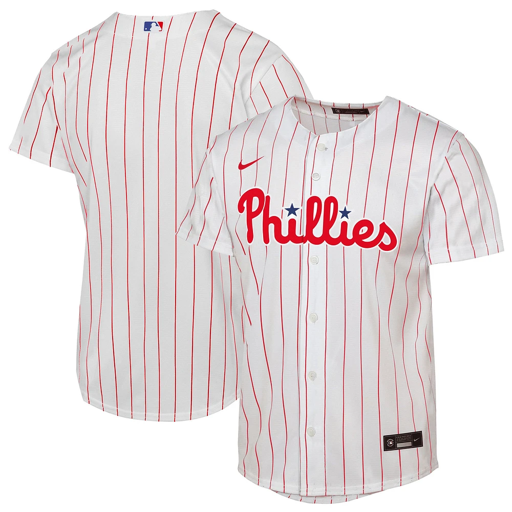 Youth Nike  White Philadelphia Phillies Home Replica 2.0 Jersey