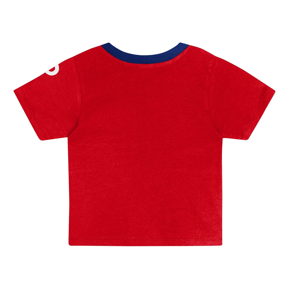 Youth  Red Philadelphia Phillies Bonus Balls T-Shirt & Shorts Set