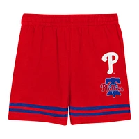 Youth  Red Philadelphia Phillies Bonus Balls T-Shirt & Shorts Set