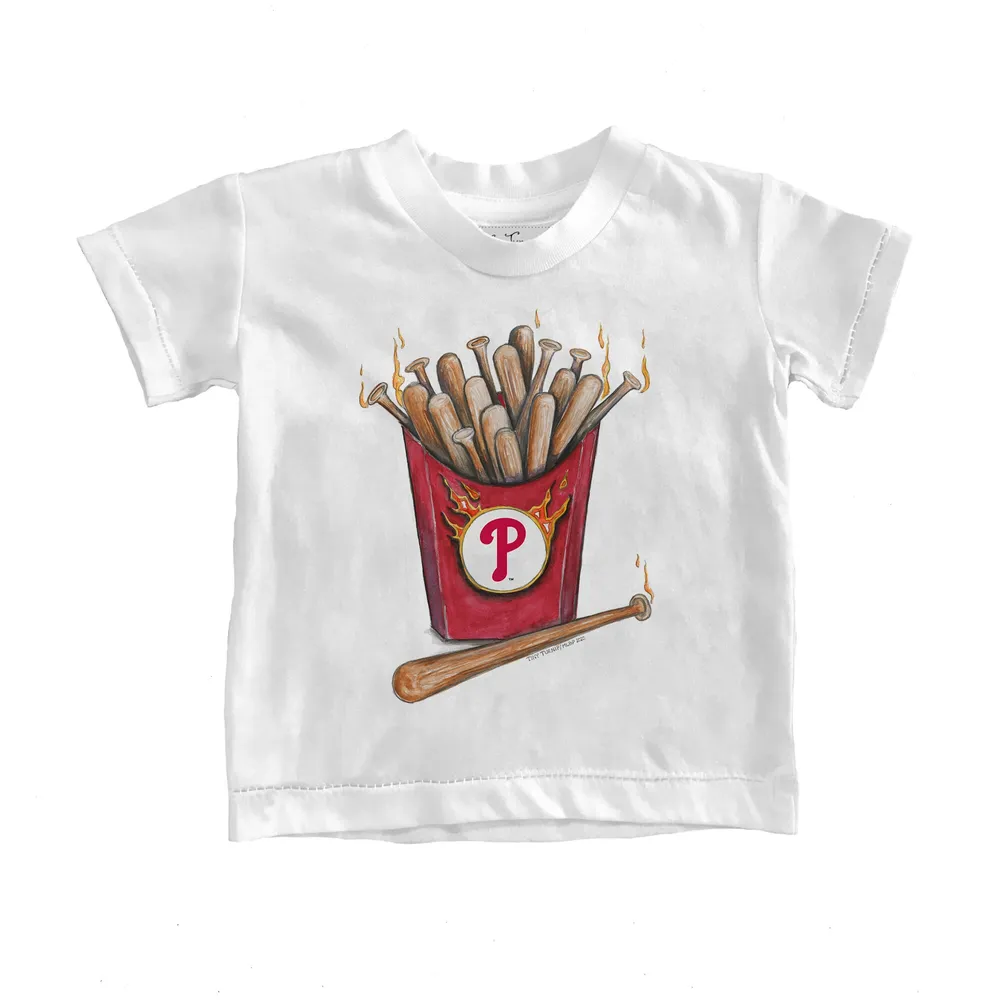 Lids Philadelphia Phillies Tiny Turnip Youth Stitched Baseball T-Shirt -  White