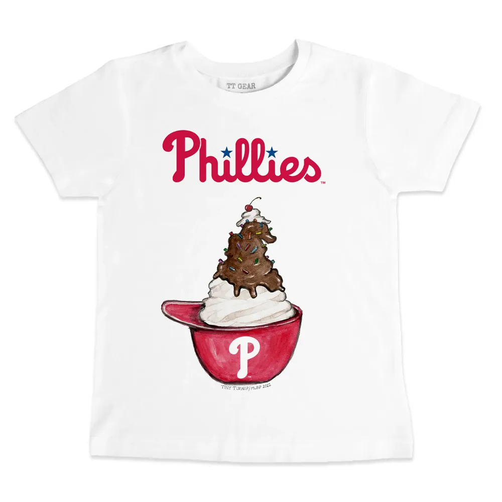 Lids Philadelphia Phillies Tiny Turnip Youth Sundae Helmet T-Shirt